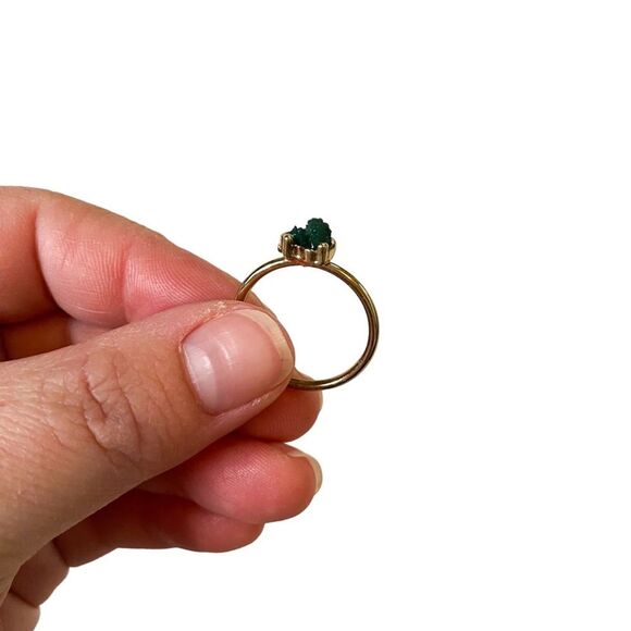 Pura Vida Gold Retro Rainbow Ring Set  Trendy Boho Fashion Jewelry Stackable - Picture 2 of 6